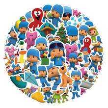 Pocoyo Stickers, Arts & Crafts, For Decorating Stationery, Cups, Luggage, Refrigerators, Skateboards, Guitars School Supplies - 1 Set - View 2