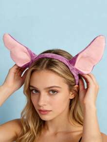1pc-Bear Ears, Nose, Bow, And Tail Headband, This Bear Outfit Set Is Not Only Suitable For Daily Wear, Adding A Touch Of Cuteness To The Look, But Also Perfect For Various Special Occasions. - Multicolor - View 10