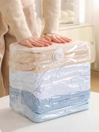 Vacuum Storage Bags, Moisture-Proof Sealed Storage Bags, Closet Clothes Storage Bags, Quilt Compression Storage Bags, Pump-Free Pressure Release Vacuum Bags, Suitable For Clothes And Quilt Organization And Storage, Can Greatly Save Space