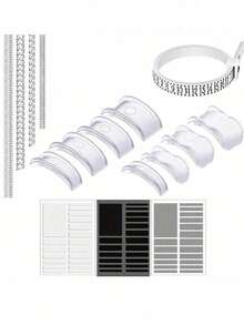 1pc Adjustable Ring Sizer Measuring Tool - Soft & Comfortable Jewelry Measuring Tape, Easy & Accurate Ring Size Measurement At Home (Ideal For Engagement & Wedding Rings), Affordable, Travel Essential, Home Decor, Valentine's Gift, Practical, Room Decoration, Holiday Essential, Gift For Her, Ring Size Measurer, Reusable Ring Sizer - Multicolor - View 9