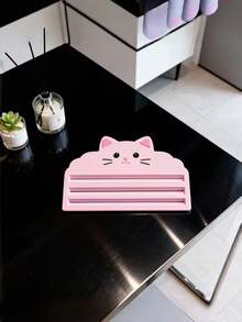 1 pieza Exprimidor de comida para gatos - Exprime eficientemente la comida de las bolsas, maximiza la cantidad restante, evita el desperdicio. Diseñado para propietarios de gatos que valoran la alimentación limpia y el fácil funcionamiento. Adecuado para diversas bolsas de alimentos, fácil de limpiar y mantener la higiene. - Gato rosa - Ver 5