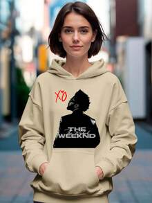Blusa Moletom the weeknd After Hours Til Dawn - Caqui - Visão 4