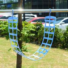 家用枕头式晾衣架，塑料防风衣夹，多功能户外阳台晾衣架，枕头夹式晾衣架，塑料多功能双钩晾衣架，晾衣架，衣夹，防滑晾衣架 - 彩色 - 查看 9