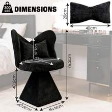 Vanity Stools - Czarne - Zobacz 2
