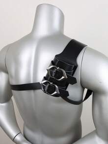 Medieval Back-Mounted Sword Sheath | Adjustable PU Leather Sword Holster For LARP Cosplay & Renaissance Costume - A - View 10