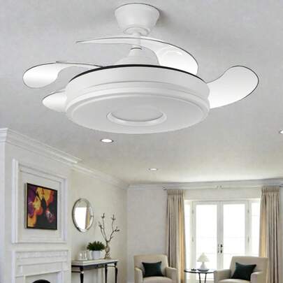  FABRILAMP ABRILA Ventilatore DC Bandido 59w Bianco 4 pale 107d 5900lm 3500-4000-6500k Telecomando e Timer Include telecomando e due aste da 10 e 25 centimetri Prodotti originali, qualità affidabile