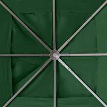 Outsunny Tetto di Ricambio 3x3m, Telo Sostitutivo per Gazebo da Giardino in Poliestere con Foro di Ventilazione - verde - Visualizzare 10