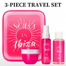 SOLO EN IBIZA 3-Piece Body Mist And Hair Set For Men And Women, Perfume Spray, Scented Bubble Bath And Body Butter Travel Kit, Gift Box With 4 Long-Lasting Fragrances, For Dating, Daily Life, Party - 3 PCS SET-MARBELLA - 查看 1