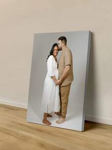 1幅定制帆布墙画，个性化无框海报，温馨室内装裱帆布画，适合母亲节、婚礼、毕业典礼、个性化纪念礼物、房间装饰、可定制、卧室装饰、定制礼物、图片、照片、装裱墙画、送给闺蜜的礼物、送给家人的礼物、生日礼物、送给男友、女友、家人、爱人、朋友的礼物 - 彩色 - 查看 5