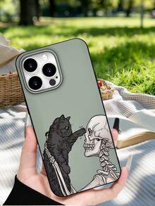 1pc Black Cat & Skeleton Gothic Phone Case Printing Fashion Phone Case Phone Case Compatible With IPhone12/12PR0/IPhone12PROMAX/IPhone13/14/IPhone13PROIPhone13PROMAX/IPhone14PRO/IPhone14PROMAX/IPhone14PLUS - Nhiều màu - Xem 5