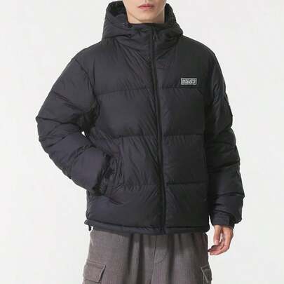 Skechers 男女通用羽绒服，高尔夫系列，轻质梭织面料，休闲通勤运动休闲棉质填充 P425U091-03K8