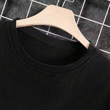 Women'S Black T-Shirt With Colorful Number Blocks Design - Soft Polyester, Casual & Comfortable, Round Neck, Perfect For Everyday Wear, Casual Wear Tee | Playful Graphic Tee | Comfortable Fit - 黃色 - 查看 6