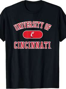 Cincinnati Bearcats Varsity Officially Licensed T-Shirt - Black - View 1