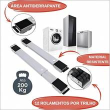 Base Support With Wheels For Refrigerator, Stove, Dishwasher, Cart Base Up To 200kg - Blanco plateado - Ver 6