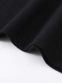 Authorized Disney, Disney Channel Lightning McQueen Racing Theme Black  Loose T-Shirt, Casual And Comfortable T-Shirt, Breathable And Lightweight, Fashionable Street Wear, Men's And Women's Casual Shirts, Gifts For Disney Fans. - Black - View 5