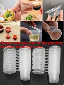 Disposable Passion Fruit Seasoning Box, Dipping Sauce Box, Spice Box, Lemon Refrigerator Box, And Small Packaging Scallion Ginger Takeout And Commercial Refill Box - Multicolor - View 4