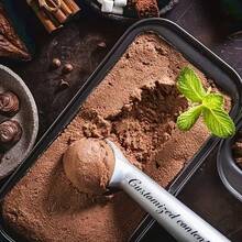 Customized Ice Cream Scoop, Custom Carved Text, Personalized Gift, Fun Carved Ice Cream Scoop Small Gift, Customizable Name And Text, Suitable For Families And Restaurants, Household Items, Kitchen Supplies - Multicolor - View 4