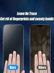 防震防窥手机屏幕保护膜 3 片装，磨砂隐私屏幕保护膜，柔软材质，全覆盖，防眩光，陶瓷膜，防指纹，兼容手机壳，适用于 17 Pro Max 6.9 英寸、17 Pro Max/17 Air/16 Pro Max/16 Pro/16 Plus/16/15 Pro Max/14 Pro Max/13 Mini/12/11/XS Max/XR，生日礼物，春季送礼 - 黑色 - 查看 5