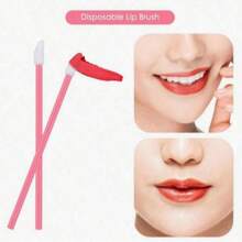50支一次性唇膏刷 - 无绒唇刷，适用于唇膏和唇彩，化妆品，赠品 - 彩色 - 查看 3