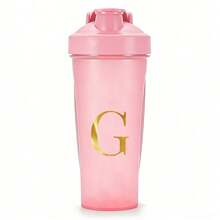 600ml/20oz Shaker Protein Bottle Powder Shake Cup Initials A To Z Pattern Water Bottle Plastic Mixing Cup Body Building Exercise Bottle Cup ON Fitness Cup Large-Capacity Plastic Cup - Letter - View 26