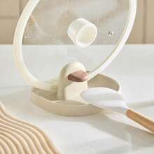 1个多功能台面锅盖架收纳架，厨房储物架 - 彩色 - 查看 4