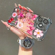 1 Stück, kreatives Muster, einfache stilvolle quadratische Handyhülle für iPhone 11/12/13/14/15/17/Air/Pro/Plus/Pro Max und Galaxy S22/S223/S84/S25/Ultra/FE/EDGE. Geeignet als Geschenk für Freunde oder Valentinstagsgeschenke. - Verschiedenfarbig - Übersicht 7