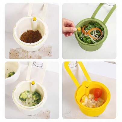 1pc Hanging Sink Drain Basket, Household Kitchen Sink Separator, Food Residue Filter, Fruit Washing Strainer