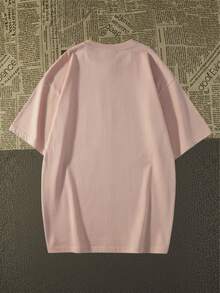 Exclusive Premium Cotton T-Shirt For Boys 2026 - 淺粉色 - 查看 2