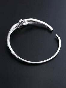 1件精美锆石镶嵌手链，简约奢华设计，情人节送给女朋友的理想礼物 - 手鐲 - 查看 4