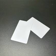 230张高品质防水白色PVC喷墨打印卡（无芯片），双面打印，适用于所有喷墨打印机 - 白卡 - 查看 3