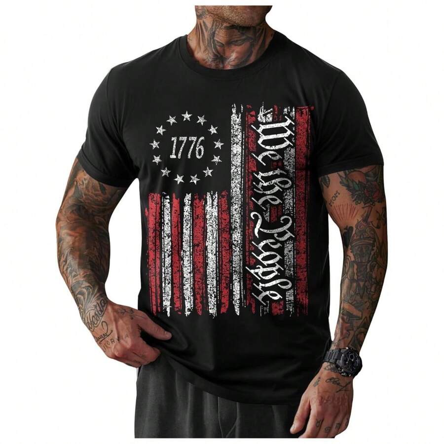Men T-Shirts - Black - View 1