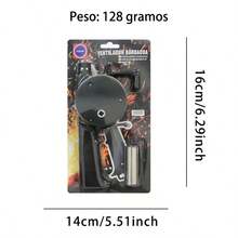 Soplador de aire portátil para barbacoa con manivela, fabricado en plástico resistente, ideal para asar a la parrilla al aire encender el carbón. - A - Ver 6