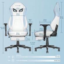 Gaming Chairs - Blue and White - View 2