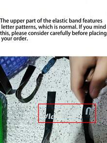 6/20/50 szt. akcesoriów myśliwskich, grube płaskie gumki, gumki pozycjonujące o grubości 1,0 mm, płaskie gumki do procy o mocnym naciągu, gumki z naturalnego lateksu o wysokiej elastyczności i mocnym naciągu, płaski pokrowiec gumowy na tłumik, odporne na zużycie płaskie gumki z elastyczną opaską. Praktyczne akcesoria strzeleckie. - Czarne - Zobacz 11