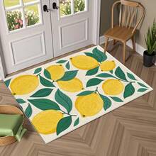 1pc Lemon Pattern Doormat, Practical Welcome Mat Suitable For Outdoor, Indoor Entrance, Bedside, Bathroom Use, Small Rug For All Seasons Spring, Summer, Autumn, Winter, Home Decor, Holiday Decoration - Multicolor - View 4