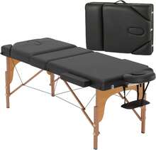 Massage Table Protable Massage Bed 28 In Wide Lash Bed Height Adjustable Bed - Black - View 9