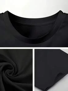 Esta camiseta para mujer el atrevido eslogan "I IGNORED YOU", un estampado impactante que inspira confianza y evita las repeticiones, ideal para crear un look casual para el día a día. Su diseño de manga corta y su tejido suave y cómodo son lavables a máquina. Esta versátil camiseta es ideal para cualquier temporada y ocasión: para salir, ir al trabajo, a la escuela o a una fiesta. Combínala con vaqueros, falda o pantalones para un look casual o sofisticado, ideal para el día a día. También ofrecemos una variedad de camisas, tops y camisetas para mujer. - Negro - Ver 2