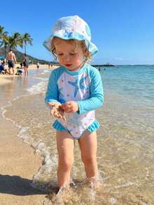 Baby Boys Swimwear - Blue - View 2