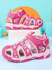 Sandalias deportivas de senderismo ligeras de punta cerrada para verano y actividades al aire libre - Rosa Fucsia - Ver 4