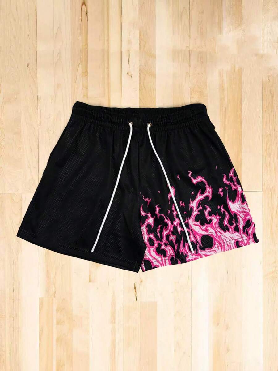These Digitally Printed Casual Sports Shorts, Featuring Fun Patterns, Are The Perfect Choice For Creating A Street Style Look. - Nhiều màu - Xem 1