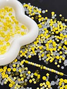 2-10mm Premium Glass Material Mixed Bead Beads, Handmade DIY Bracelets, Necklaces, Pendant Materials, Packaging Accessories Wholesale - Multicolor - View 3