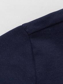 Balabala 男童短袖T恤，纯棉速干面料，夏季休闲必备单品 - 深藍 - 查看 3