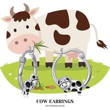 ¡RecomendadoAretes hipoalergénicos de panda/unicornio/colibrí/delfín para mujer, de plata esterlina 925 con diseño de animales, joyería para orejas sensibles¡Top de Temporada - Tradicional - Ver 6