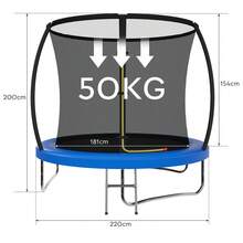 Devoko Fitness Trampolines - Blue - View 11