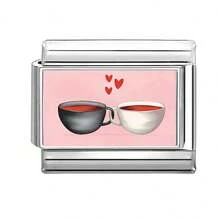 1件装DIY照片模块化手链，包含心形、字母、樱花元素，适合作为派对礼物送给朋友/情侣，适用于圣诞节、新年、万圣节、情人节等节日，设计精美，不锈钢材质，本地制造，实用时尚，圣诞节和万圣节必备单品 - M294757 M294758 - 查看 25