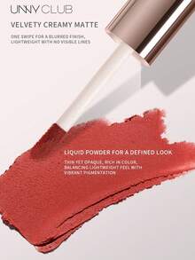 unny club Multi-Color Double-Ended Smudge-Proof Lip Gloss, Waterproof Sweat-Resistant Non-Stick Cup, Long-Lasting Liquid Lipstick Cosmetics, Suitable For Daily Makeup Use - M04 Rose Siege - View 5