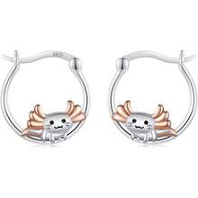 ¡RecomendadoAretes hipoalergénicos de panda/unicornio/colibrí/delfín para mujer, de plata esterlina 925 con diseño de animales, joyería para orejas sensibles¡Top de Temporada - Tradicional - Ver 2