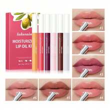 Dầu dưỡng môi nhẹ, bóng mượt, dưỡng ẩm, giữ ẩm lâu dài, làm đầy đặn môi, ngăn ngừa nứt nẻ, giảm nếp nhăn môi, không bết dính, chăm sóc môi, giúp môi đầy đặn hơn, phù hợp cho cả nam và nữ vào mùa thu/đông, lý tưởng cho người mới bắt đầu, món quà tuyệt vời cho học sinh, sinh nhật, ngày Valentine và các ngày lễ khác. - Nhiều hương vị - Xem 2