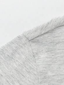Balabala Camiseta de manga corta para niños, de tela de algodón de secado rápido, esencial casual de verano - Gris claro - Ver 4