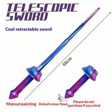 2026 New 3D Printed Retractable Sword, Spiral Shrinking Samurai Blade, Gravity Carrot Knife, Birthday Gift, Christmas Gift, Valentine's Day Gift, Holiday Gift, Perfect Gift - Multicolor - View 10